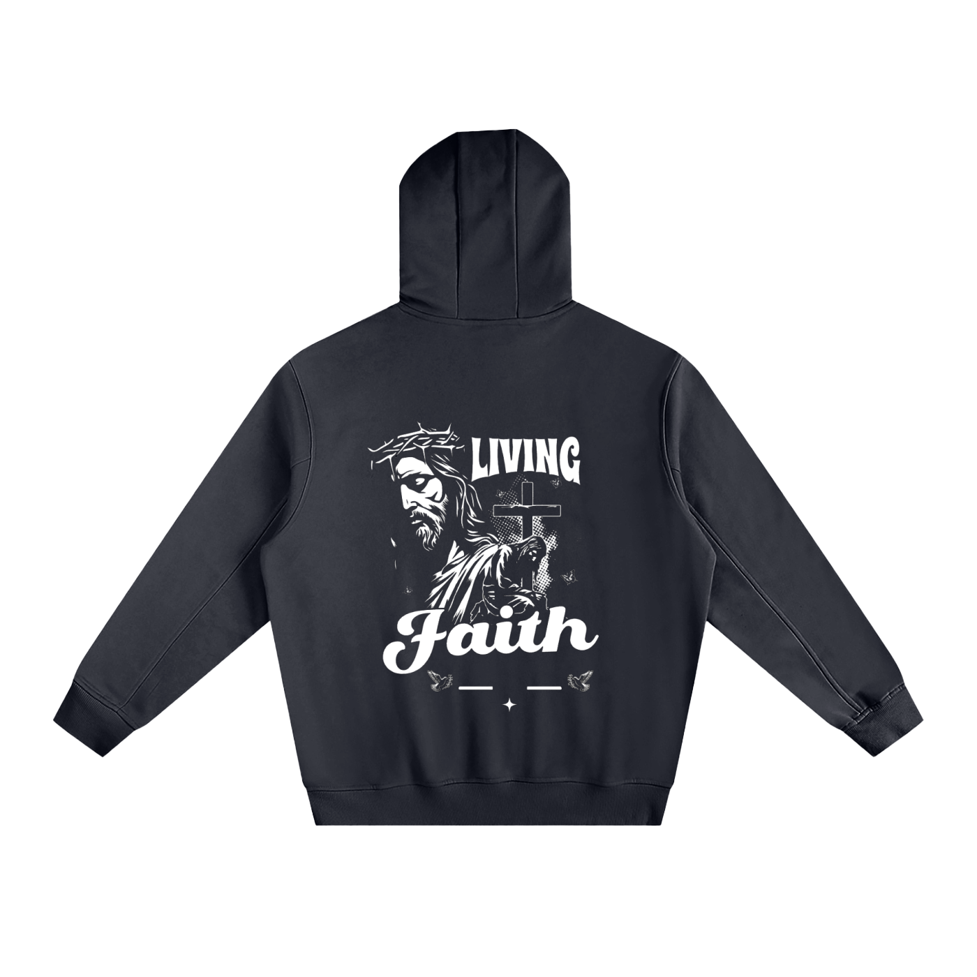 "Jesus" Fleeced Hoodie