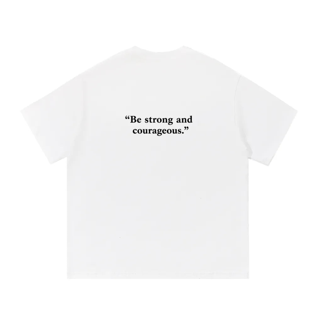 Essential Cotton T-Shirt " Joshua 1:9 "