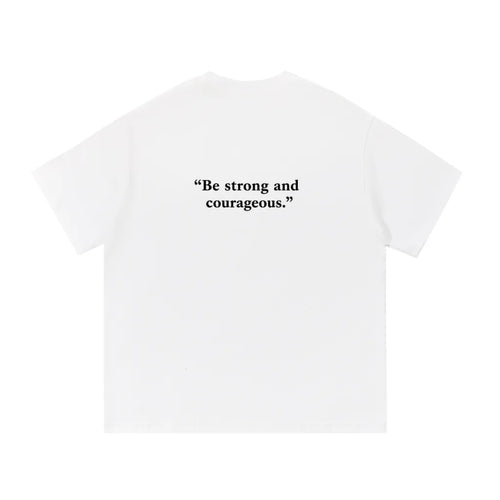Essential Cotton T-Shirt " Joshua 1:9 "