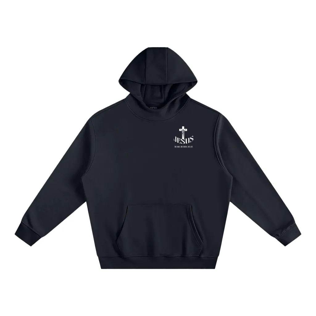 Fleeced High Neck Hoodie
