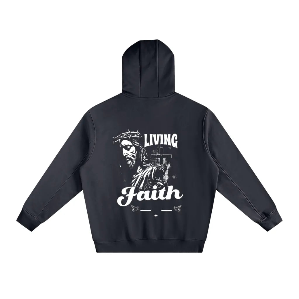 Fleeced High Neck Hoodie