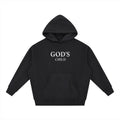 Essential Oversized Boxy Fit Fleece Hoodie " God's Child "