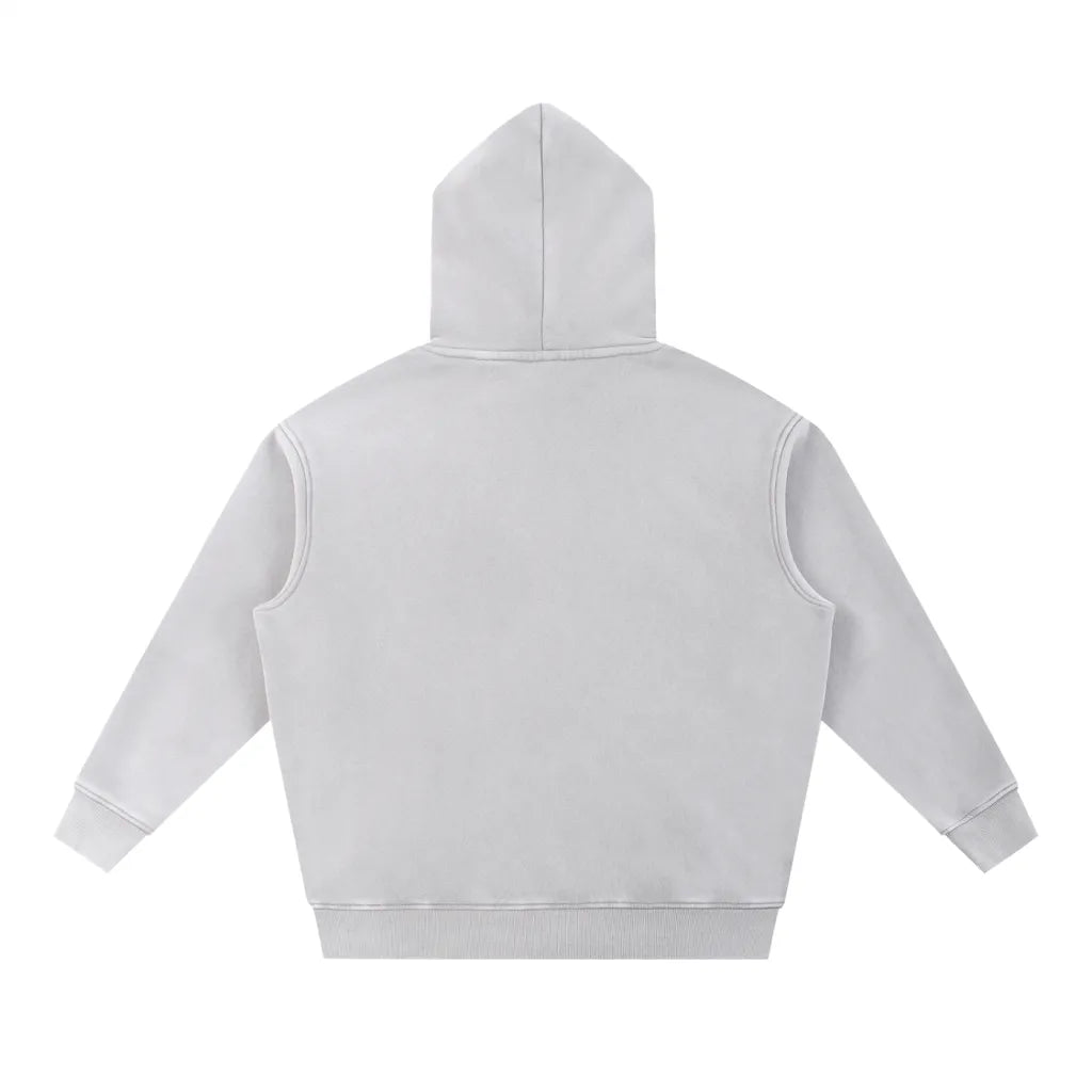 Snow Wash Fleece Oversize Hoodie " Jesus Saves "