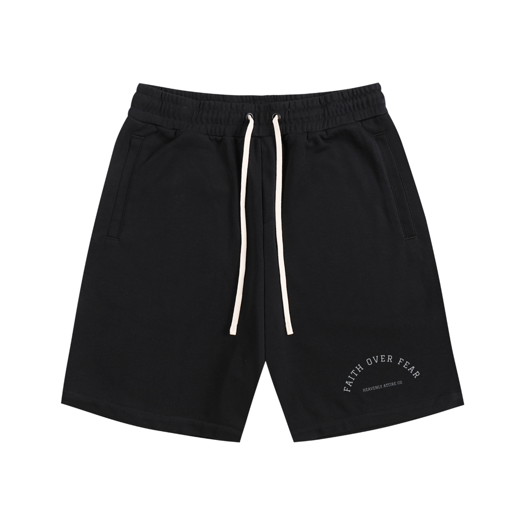 Faith Over Fear Cotton Shorts