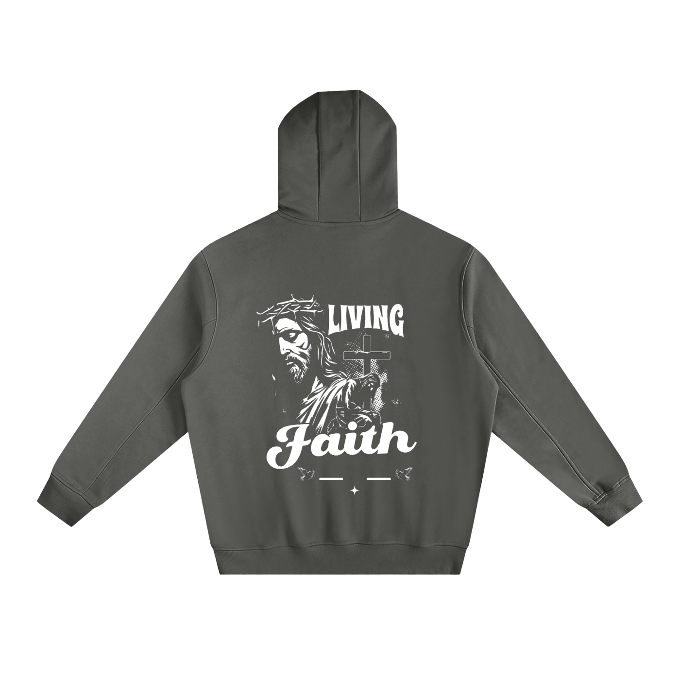 "Jesus" Fleeced Hoodie