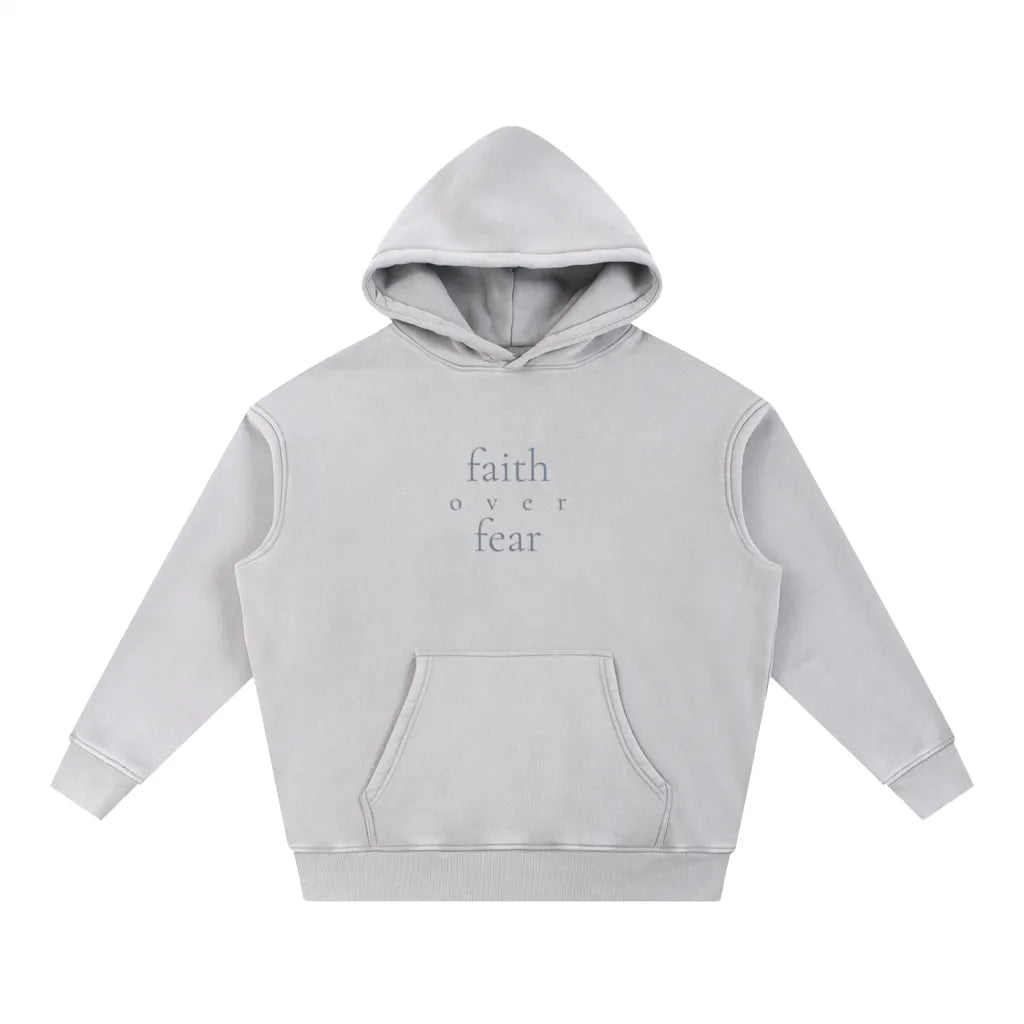 Snow Wash Fleece Oversize Hoodie